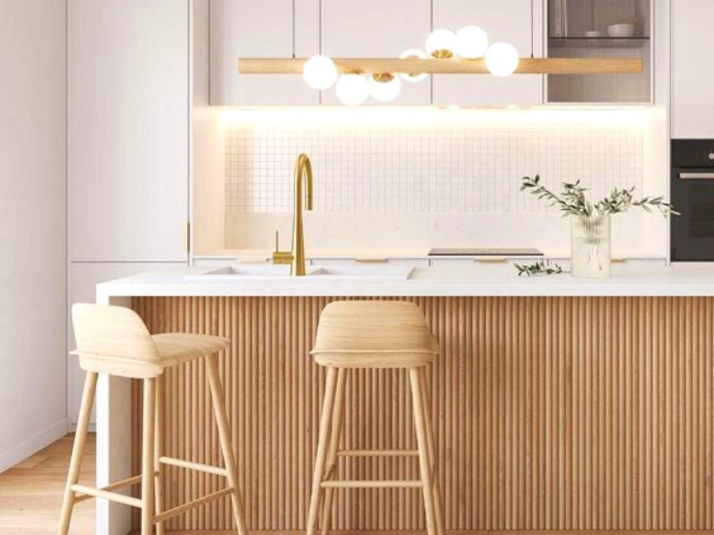 Spacious kitchen in MH Platinum 3 condo unit with natural lighting